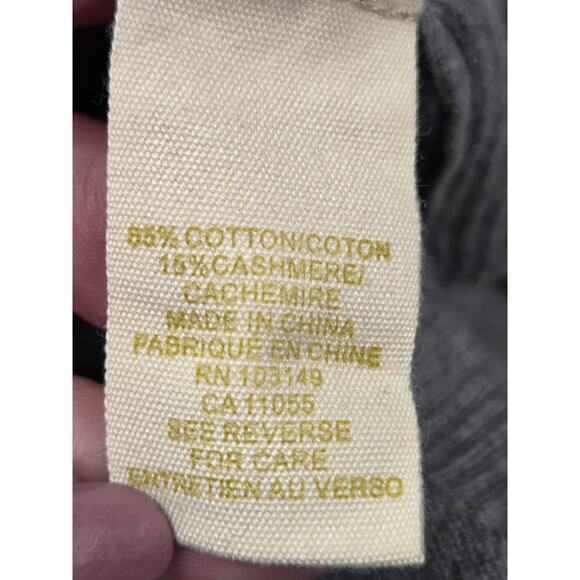 Shae Anthropologie Medium Cowl Neck Gray Pullover Sweater - Picture 3 of 5